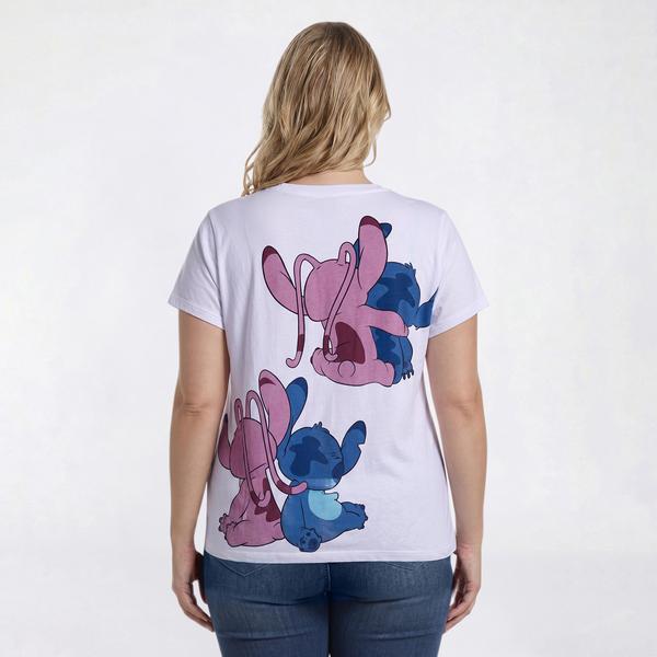 Juniors Plus Freeze Stitch & Angel Front & Back Tee alternate view